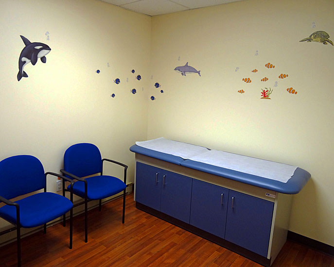 Holmdel, NJ pediatric office - patient room 2